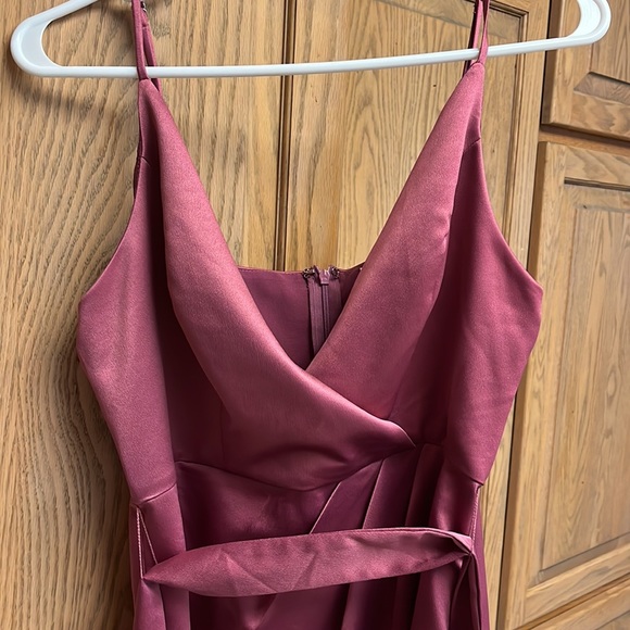 618 midi length berry tulip dress - Picture 5 of 11